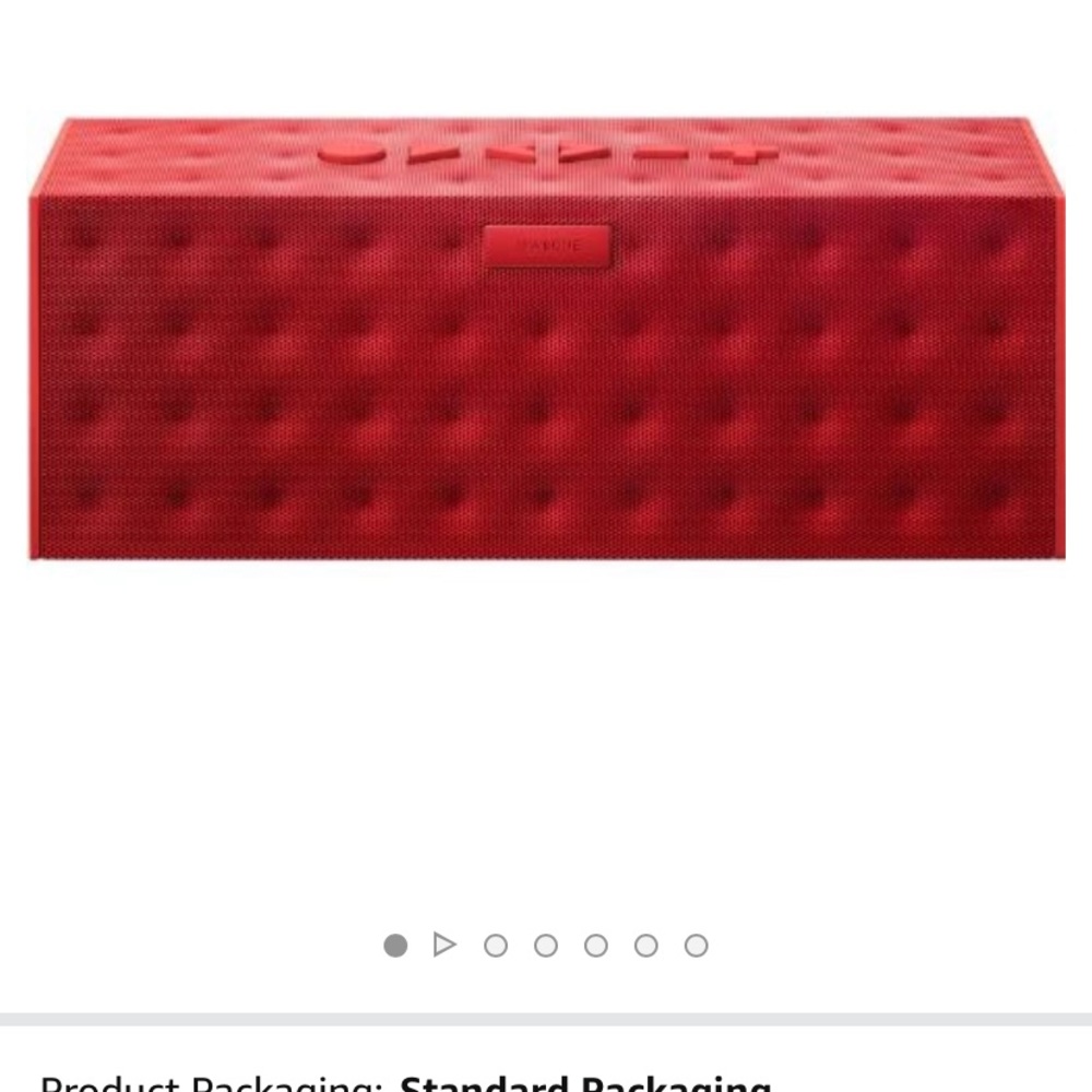 Red Portable Jambox by Jawbone